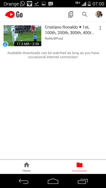 صورة لـ كيف مشاهدة أشرطة فيديو Youtube دون إتصال بالإنترنت على الهاتف | How-to-watch-youtube-videos-offline-YouTube-Go-Downloaded-Videos-DzTechs