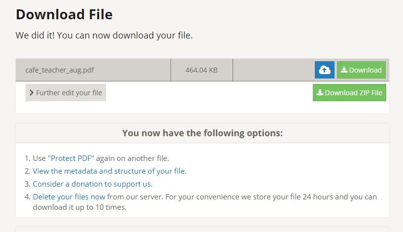 صورة لـ هل تقوم ببيع ملفات PDF على الإنترنت؟ إليك كيفية تأمينها | PDF2Go_file_secured-DzTechs