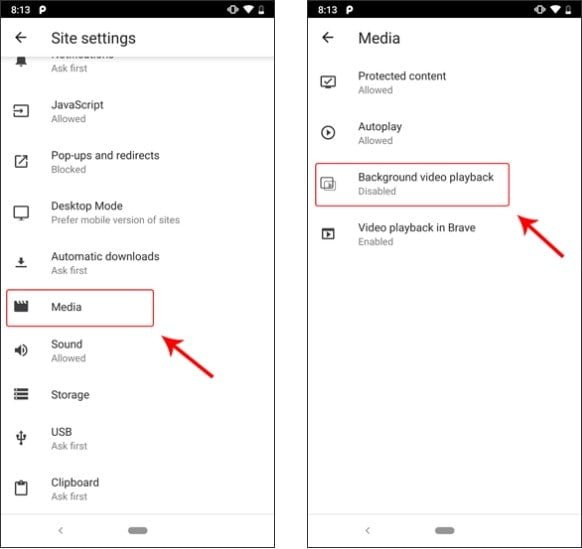 صورة لـ كيفية تشغيل مقاطع فيديو YouTube في الخلفية على Android / iOS | brave1-min
