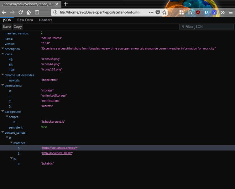 صورة لـ 5 من أفضل إضافات Firefox Quantum لمطوري الويب | firefox-dev-extensions-json-lite-3-DzTechs