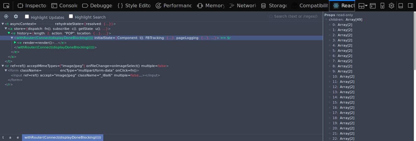صورة لـ 5 من أفضل إضافات Firefox Quantum لمطوري الويب | firefox-dev-extensions-react-DzTechs
