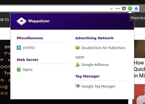 صورة لـ 5 من أفضل إضافات Firefox Quantum لمطوري الويب | firefox-dev-extensions-wappalyzer-DzTechs