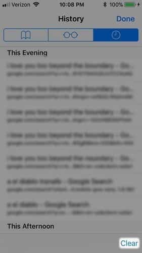 صورة لـ مُتصفح Safari لا يعمل على الـ iPhone الخاص بك؟ إليك كيفية إصلاحه | iphone-safari-browsing-history-DzTechs