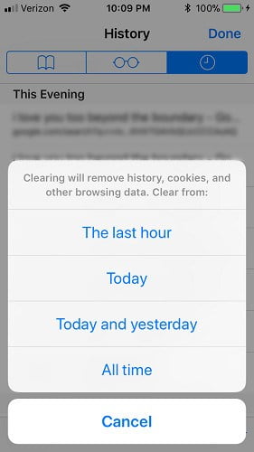 صورة لـ مُتصفح Safari لا يعمل على الـ iPhone الخاص بك؟ إليك كيفية إصلاحه | iphone-safari-clear-browsing-history-DzTechs