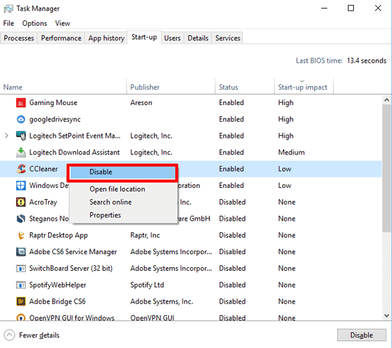 صورة لـ هل Windows 10 الخاص بك بطئ أثناء تشغيله؟ إجعله أسرع مع هذه النصائح | windows-10-slow-boot-disable-startup-programs-DzTechs