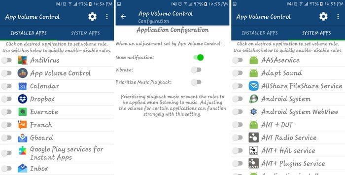 صورة لـ 5 تطبيقات Android مفيدة للتحكم في مستوى الصوت من أجل ضبط حجم صوت جهازك | Volume-AppVolumeControl1-DzTechs