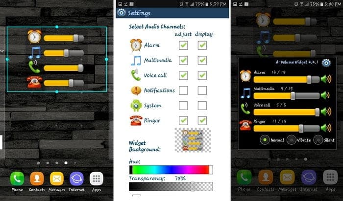 صورة لـ 5 تطبيقات Android مفيدة للتحكم في مستوى الصوت من أجل ضبط حجم صوت جهازك | Volume-Widget-DzTechs
