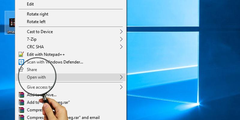 صورة لـ كيفية إصلاح خيار “فتح باستخدام” لا يعمل في الويندوز 10 | fix-open-with-not-working-windows-10-header-DzTechs