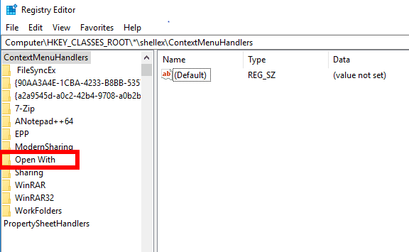 صورة لـ كيفية إصلاح خيار “فتح باستخدام” لا يعمل في الويندوز 10 | open-with-not-working-windows-10-open-with-key-DzTechs