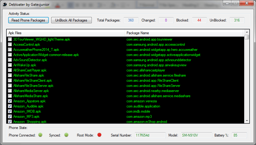 صورة لـ كيفية إزالة Bloatware (التطبيقات المثبتة مسبقا) من جهاز الأندرويد الخاص بك | Debloater-3-DzTechs