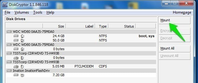 صورة لـ كيفية حماية Pen-drive والفلاش ديسك الخاص بك مع كلمة المرور (مجموعة من الطرق) | DiskCryptor-4-DzTechs