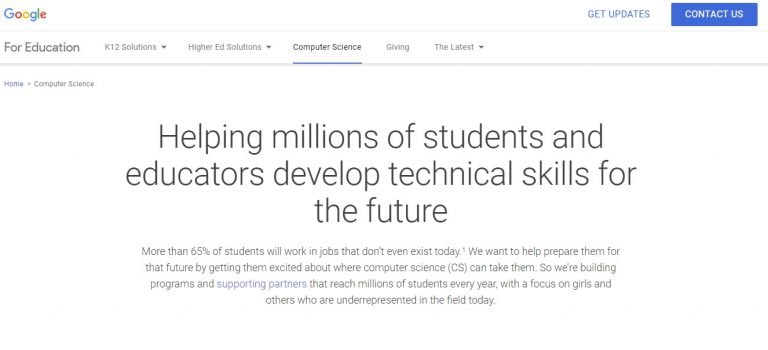 صورة لـ 25+ من مواقع الويب المهمة التي يجب على كل مستخدم Google أن يعرفها | Google-Edu-768x350-DzTechs