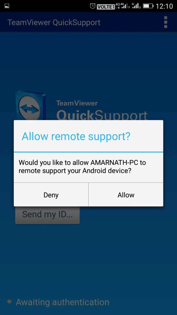 صورة لـ كيف تتحكم في جهازك الأندرويد من جهاز الكمبيوتر الخاص بك | Quick-Support-4-576x1024-DzTechs
