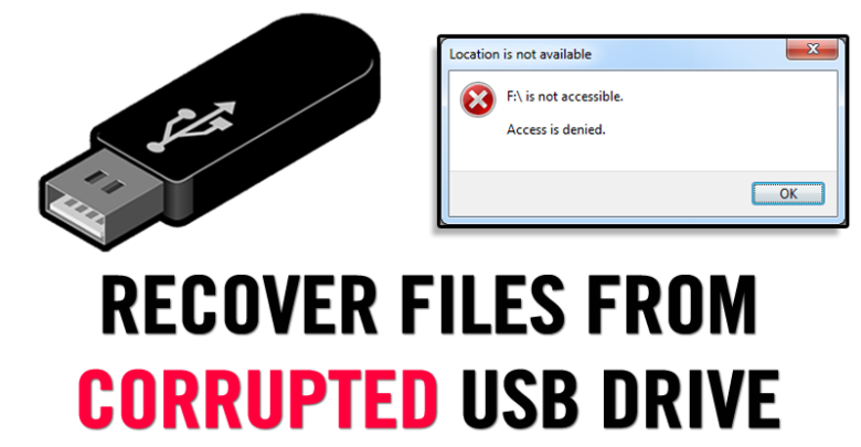 صورة لـ كيفة استعادة الملفات والبيانات من القرص الصلب USB التالف | USB