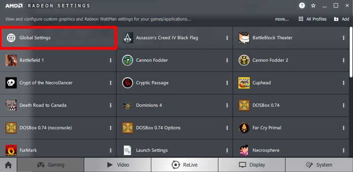صورة لـ مُسرع الألعاب هو كذبة! كيف يمكن حقًا تحسين أداء ألعاب الكمبيوتر | amd-radeon-settings-explained-global-settings-DzTechs