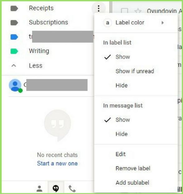 صورة لـ كيفية إضافة ترميز الألوان على Gmail لعلبة رسائل مرئية بشكل واضح | gmail-color-label-dropdown-DzTechs