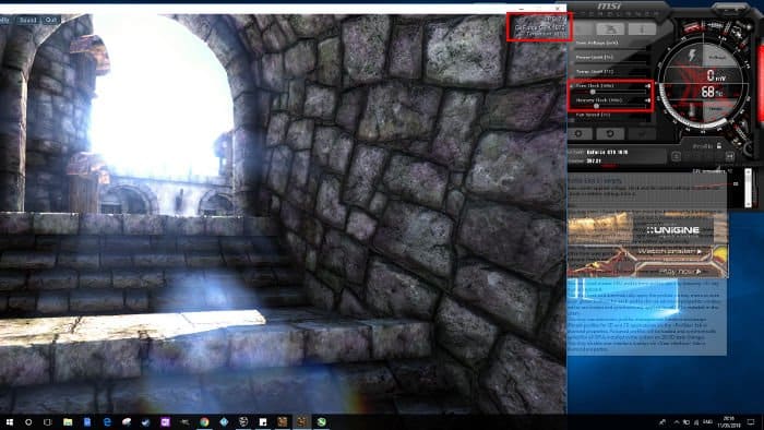 صورة لـ كيفية رفع تردد تشغيل (MHz) بطاقة الرسومات الخاصة بك بشكل آمن | how-to-overclock-your-gpu-graphics-card-heaven-benchmark-DzTechs