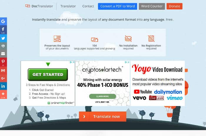 صورة لـ أفضل مواقع الترجمة المجانية على الإنترنت لترجمة أي لغة أجنبية | online-translators-05-doc-translator-DzTechs