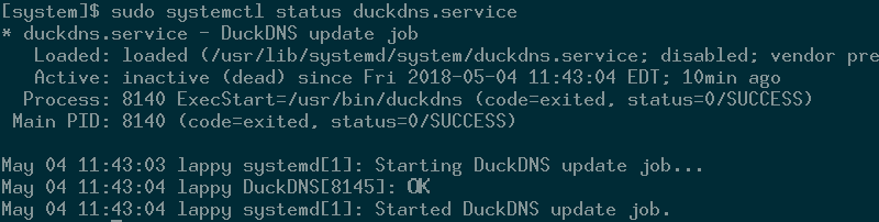 صورة لـ كيفية إستخدام Systemd Timers كبديل لـ Cron | systemdtimers-status-c-DzTechs