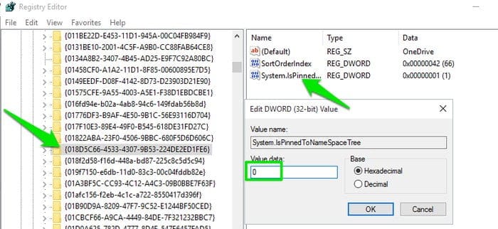 صورة لـ أفضل الحيل لتعديل سجل Windows لتخصيص وتحسين تجربتك على نظام التشغيل | Windows-10-Registry-Hacks-Remove-OneDrive-icon-DzTechs