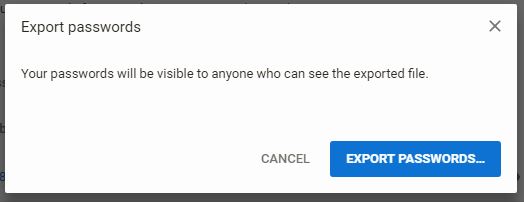 صورة لـ كيفية تنزيل كلمات المرور الخاصة بك المحفوظة في متصفح Google Chrome | chrome-passwords-warning-DzTechs