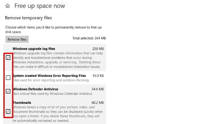 صورة لـ كيفية تحرير مساحة القرص على Windows 10 مع أداة Storage Sense | win10-freeupspace-choose-DzTechs