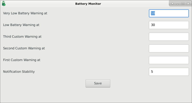 صورة لـ كيفية رصد ومراقبة استخدام بطارية الكمبيوتر المحمول في نظام Linux | battery-monitor-settings-DzTechs