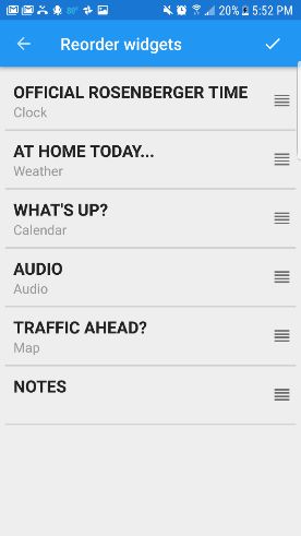 صورة لـ كيفية استخدام Chromecast لإنشاء لوحة معلومات على تلفزيونك | chromecast-dashboard-reorder-DzTechs