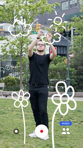 صورة لـ 13 من أفضل تطبيقات الواقع المعزز لـ Android و iOS | just-a-line-augmented-reality-apps-DzTechs