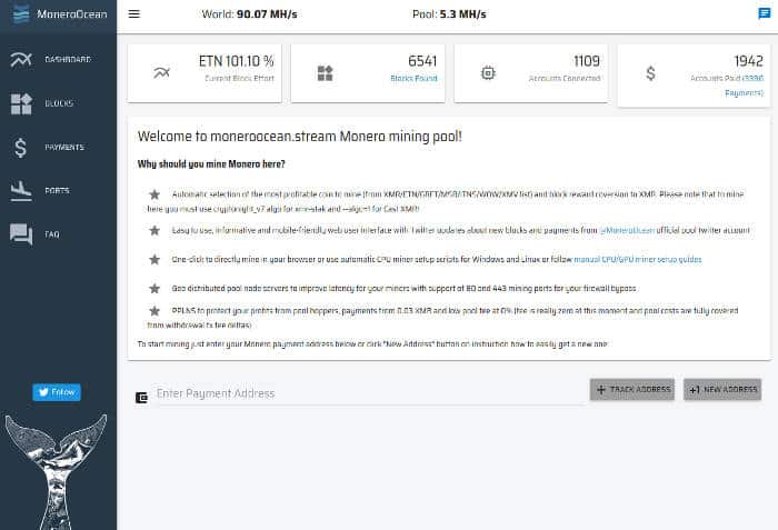 صورة لـ كيفية اختيار تجمع التعدين المثالي للعملات المشفرة | mining-pool-02-monero-pool-DzTechs