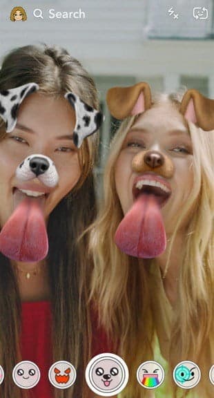 صورة لـ 13 من أفضل تطبيقات الواقع المعزز لـ Android و iOS | snapchat-ar-apps-ios-1-DzTechs