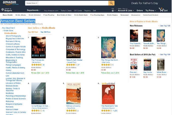 صورة لـ 8 مواقع ويب للعثور على أفضل الكتب الإلكترونية لقراءتها | websites-best-ebooks-02-amazon-best-sellers-DzTechs