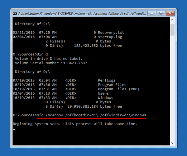 صورة لـ كيفية فحص وإصلاح ملفات Windows التالفة من خلال Powershell | Fix-5-DzTechs