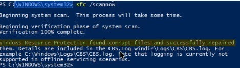 صورة لـ كيفية فحص وإصلاح ملفات Windows التالفة من خلال Powershell | Scan-And-Fix-Corrupted-Files-In-Windows5-DzTechs