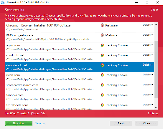 صورة لـ كيفية إزالة فيروس الاختصار من محركات الأقراص USB وأجهزة الكمبيوتر | Using-HitmanPro-3-DzTechs