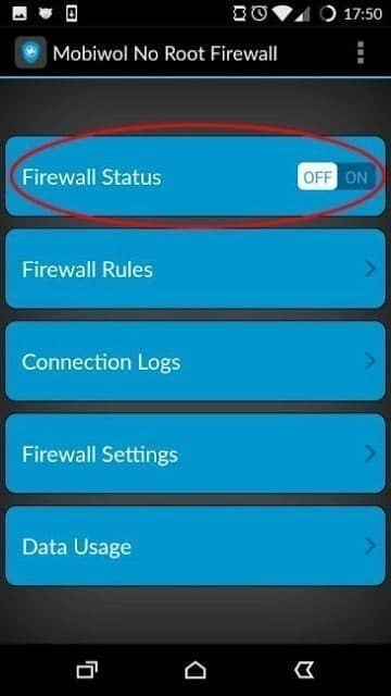 صورة لـ كيفية تقييد استخدام بيانات الإنترنت لتطبيقات معينة على Android | Using-Mobiwol-1-1-DzTechs
