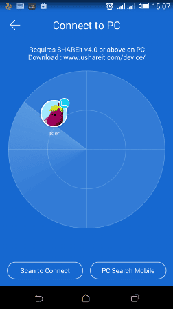 صورة لـ كيف تبادل الملفات بين الكمبيوتر الشخصي وهاتف Android لاسلكيا | Using-Shareit-DzTechs