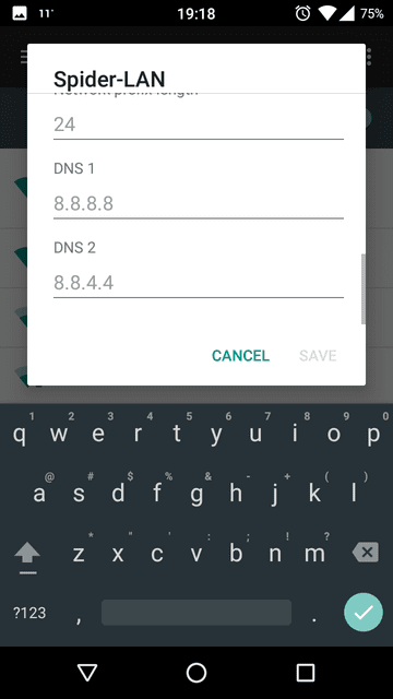 صورة لـ كيفية استخدام Google DNS و OpenDNS على Android لتسريع الإنترنت | android-dns-DzTechs
