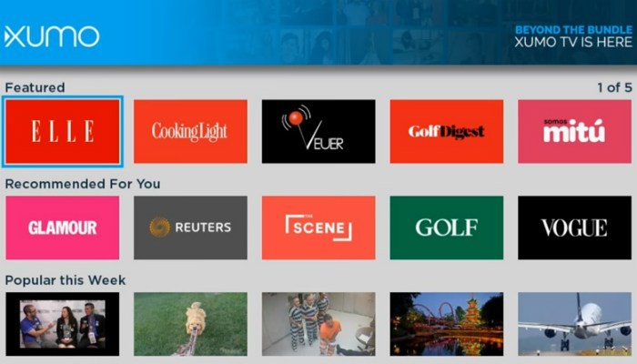 صورة لـ أفضل الخدمات المجانية لبث وعرض البرامج التلفزيونية بشكل قانوني | free-tv-xumo-DzTechs