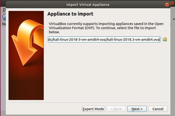 صورة لـ كيفية استيراد وتصدير ملفات OVA باستخدام Virtualbox | vbox-import-file-DzTechs
