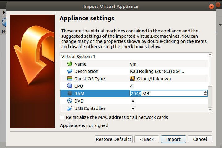 صورة لـ كيفية استيراد وتصدير ملفات OVA باستخدام Virtualbox | vbox-import-settings-DzTechs