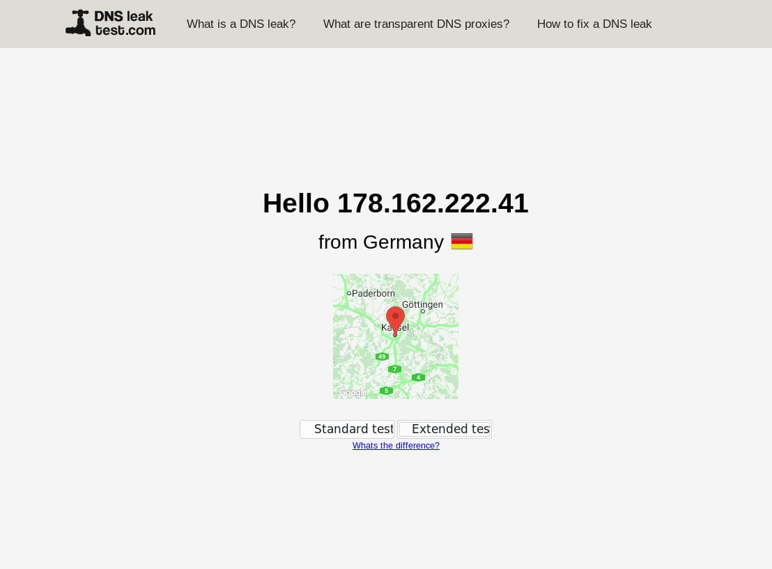 صورة لـ كيفية اختبار اتصال VPN الخاص بك للتحقق من تسريبات الخصوصية | vpn-leak-dns-home-DzTechs