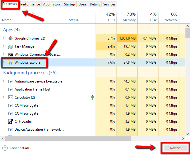 صورة لـ كيفية اصلاح عدم ظهور أيقونات شريط المهام في Windows 10 | windows-taskbar5-DzTechs