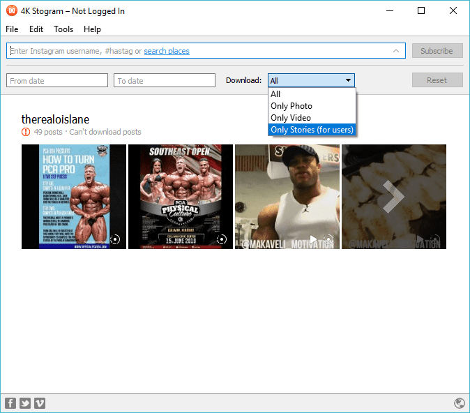 صورة لـ كيف يمكنك تحميل قصص Instagram من جهاز الكمبيوتر | 4k-stogram-stories-download-Instagram-DzTechs