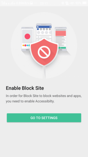 صورة لـ كيفية حجب مواقع الويب على Android دون الحاجة لصلاحيات الروت على هاتفك | Enable-Blocksite-Welcome-Screen-e1536692494988-DzTechs