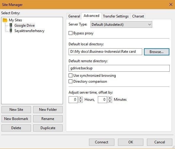 صورة لـ 7 ميزات مفيدة لبرنامج FileZilla ولماذا هو أفضل تطبيق FTP | FileZilla-Use-Google-Drive-2-DzTechs