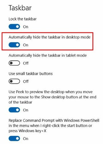 صورة لـ كيف اصلاح مشكلة عدم اختفاء شريط المهام في Windows 10 | Hide-Settings-DzTechs