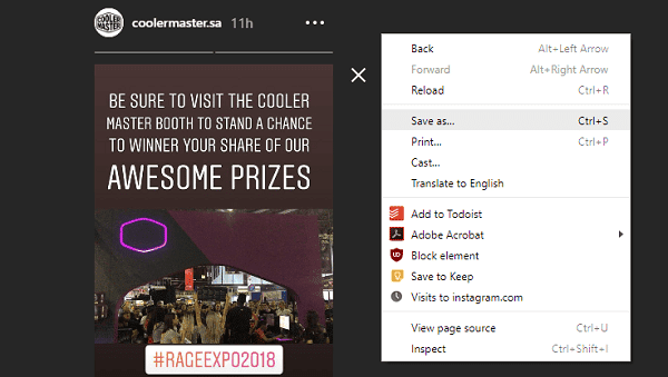 صورة لـ كيف يمكنك تحميل قصص Instagram من جهاز الكمبيوتر | Instagram-Stories-Chrome-Web-Page-min-DzTechs
