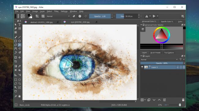 صورة لـ أفضل الأدوات المجانية لمصمم الجرافيك والرسومات لنظام التشغيل Windows | Krita-DzTechs