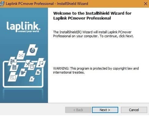 صورة لـ كيفية نقل البرامج من جهاز كمبيوتر Windows قديم إلى آخر جديد | Laplink-PCmover-Installation-1-DzTechs